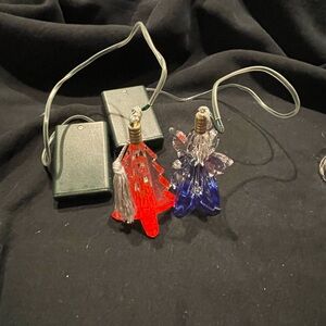 Lenox Red and Blue LED Ornaments